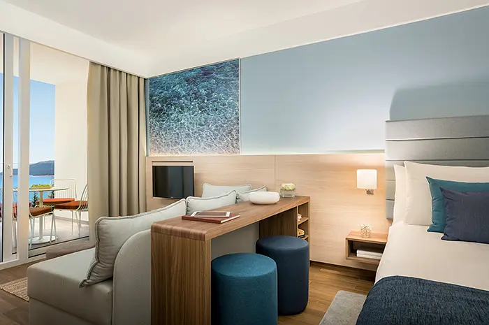 Apartament Rodzinny Superior z balkonem widok morze Maro Suites